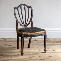 A George III "Hepplewhite' mahogany side chair