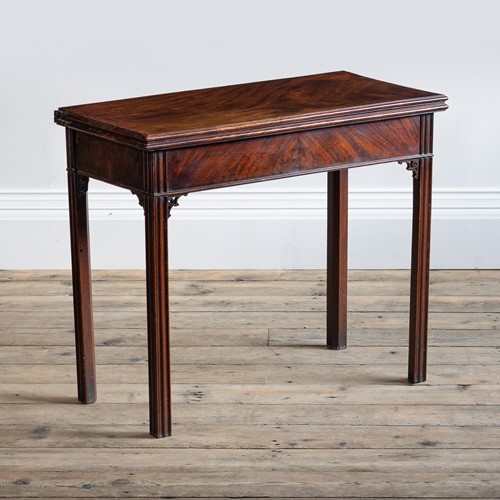 A George III mahogany tea table