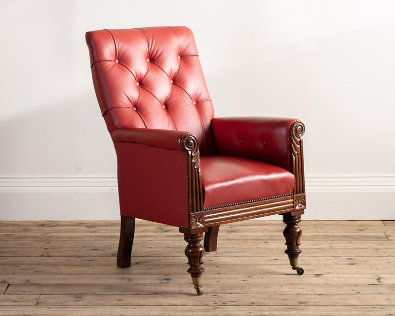 A Victorian Mahogany Leather Upholstered Arm Chair-ron-green-studio-session-022-main-638067172985545786.jpg