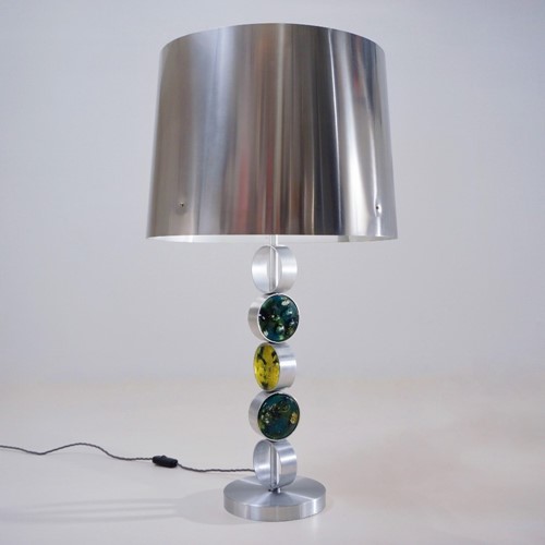 RAAK Brutalist Large Table Lamp Nanny Still Mckinney, Metal & Glass, Rewired