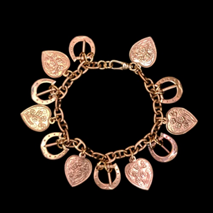 Rose Gold Plated Forget-Me-Not Hear...