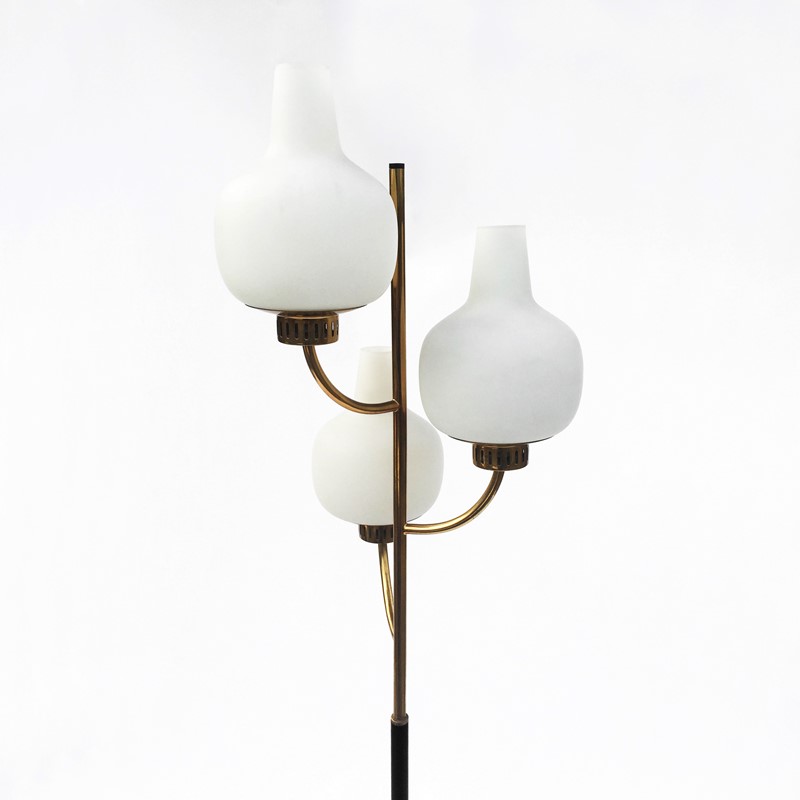 Stilnovo Three Branch Opaline Glass, Marble & Brass Floor Lamp-roomscape-stilnovo-three-shade-floor-lamp2-main-637237007900608382.jpg