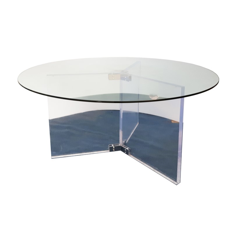 154Cm Vintage Chrome Lucite Glass Round Dining Table-roomscape-xl-lucite-and-glass-round-dining-table-1-main-637236070539554276.jpg