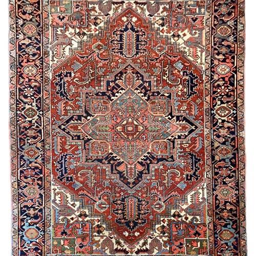 Antique Heriz Carpet 3.16M X 2.27M