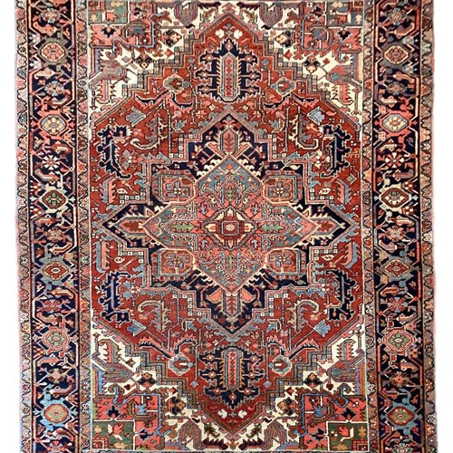 Antique Heriz Carpet 3.16M X 2.27M