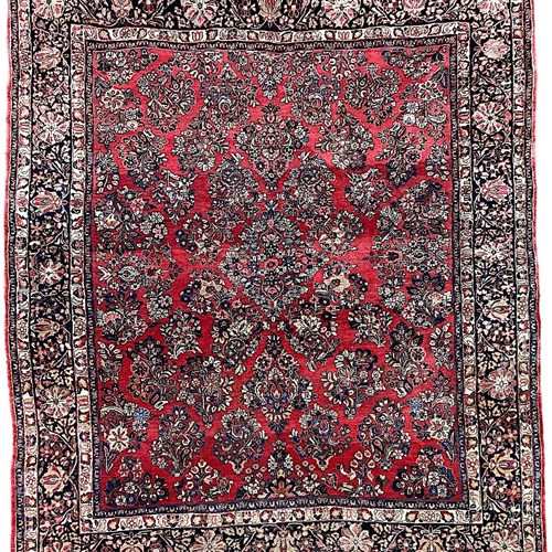 Antique Sarouk Carpet 3.07M X 2.45M
