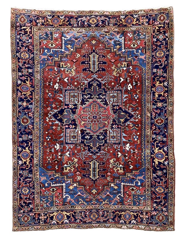 Antique Heriz Carpet 2.95m x 2.21m-rug-addiction-1-22-main-637920376867902673.jpeg