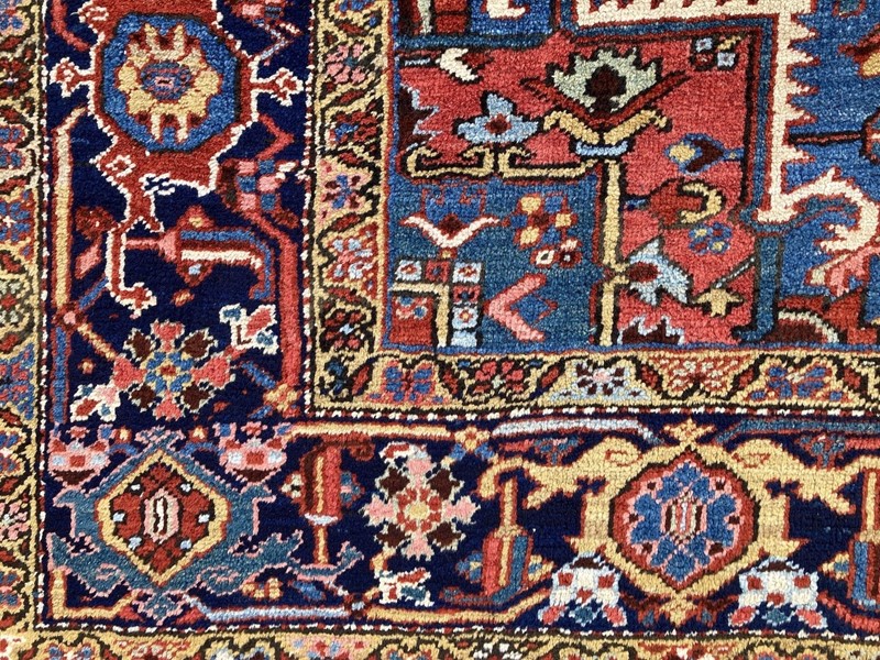 Antique Heriz Carpet 2.95m x 2.21m-rug-addiction-4-22-main-637920377476704455.jpeg