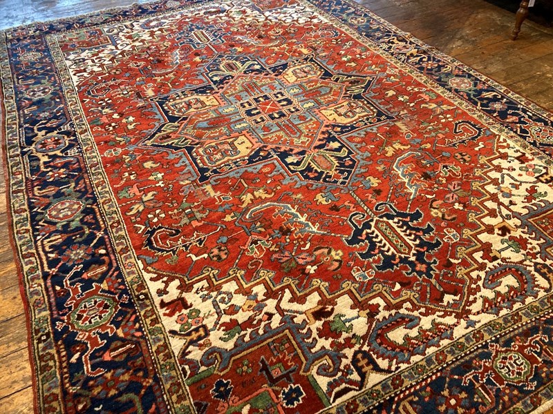 Antique Heriz Carpet 3.37M X 2.42M-rug-addiction-4-main-638084455635335994.jpeg