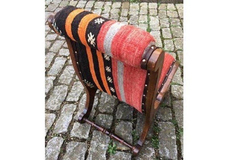 Kilim Covered Slipper Chair 0.58m X 0.41m X H0.69-rug-addiction-5-main-637515142386183188.jpg