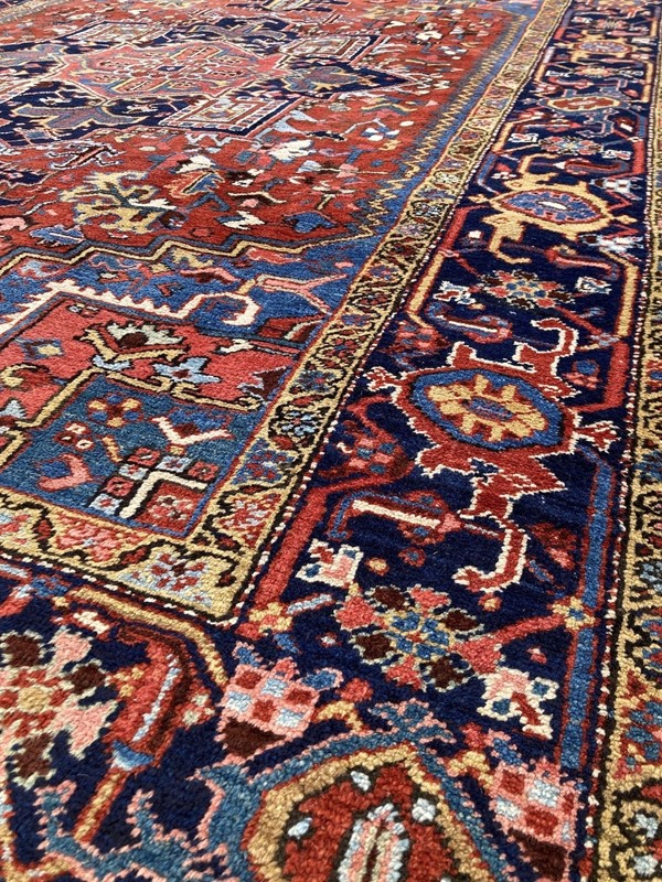 Antique Heriz Carpet 2.95m x 2.21m-rug-addiction-6-22-main-637920377688421810.jpeg