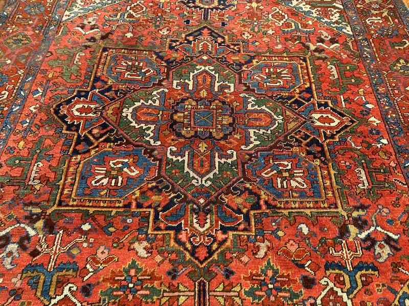 Antique Heriz Carpet 3.41M X 2.42M-rug-addiction-6-23-09-00001-6-antique-persian-heriz-carpet-main-638179496457591778.jpeg