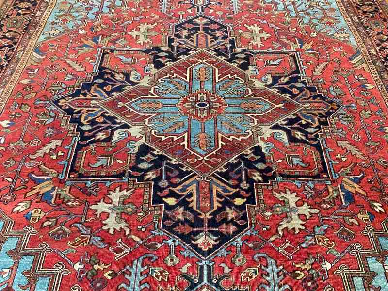 Antique Heriz Carpet 3.96M X 2.93M-rug-addiction-6-23-17-00001-4-antique-persian-heriz-carpet-main-638235660183141690.jpeg