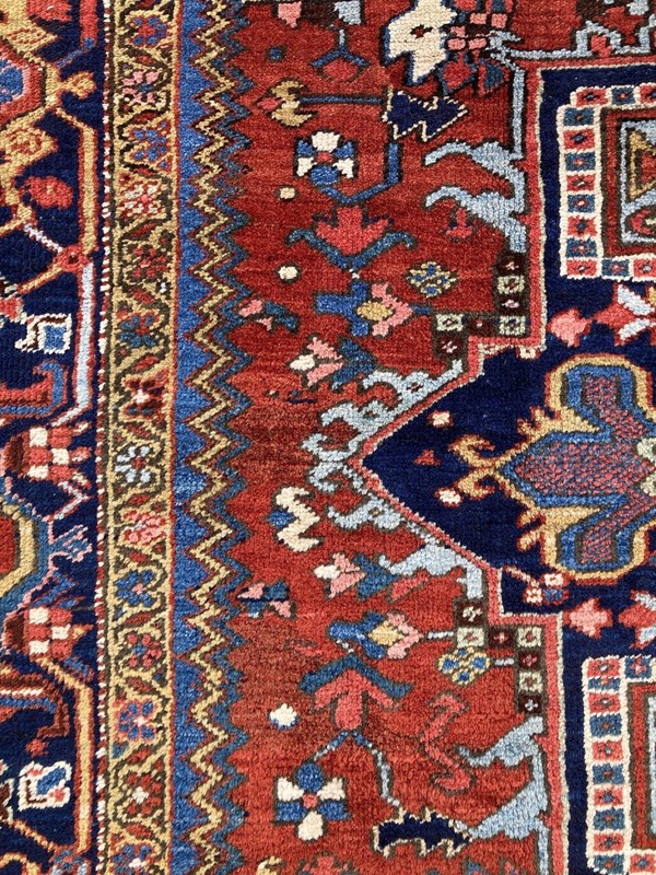Antique Heriz Carpet 2.95m x 2.21m-rug-addiction-9-22-main-637920378390133330.jpeg