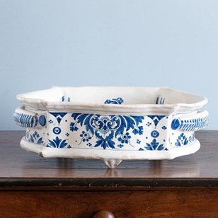 Nevers Faience, Large Blue & White ...