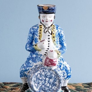 French Faience, Pichet Jacquot Jug,...