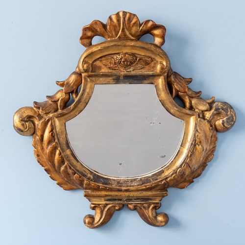 Italian Gilt Gesso Mirror, Late 19Th Century