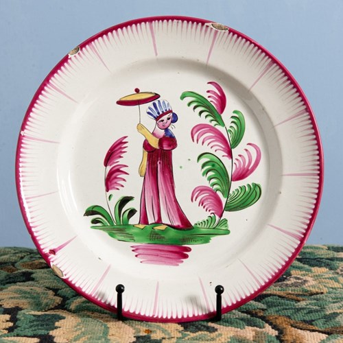 Les Islettes Faience, Madame Bernard Plate, Early 19Th Century