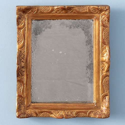 French Louis XV Gilt Gesso Mirror, C. 1750