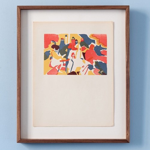 Vassily Kandinsky, Oriental, Woodcut On Paper, 1913