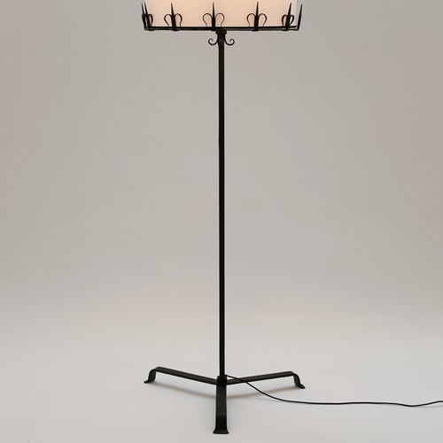 Spanish Iron Marolles Style Floor Lamp