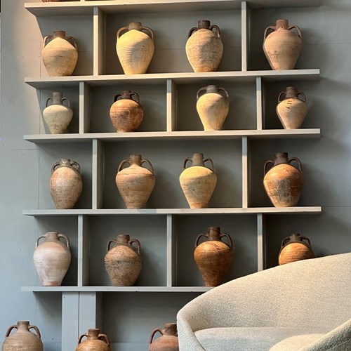 A Set Of 22 C19th Spanish Terracotta Pots