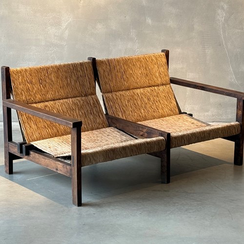 A 1960S Spanish 2 Seat Bench