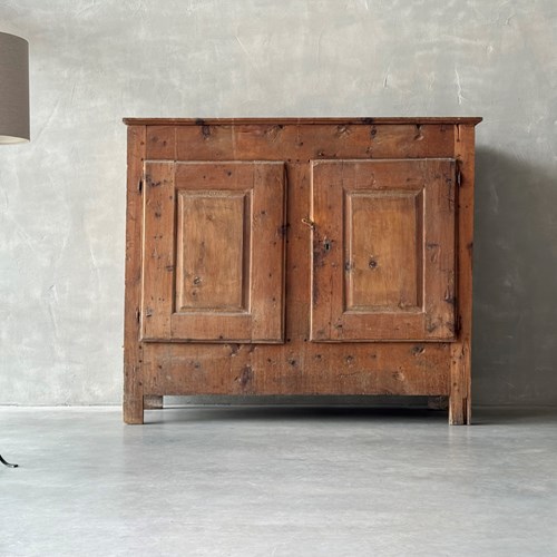 A Primitive C18th Alpine Cuboard