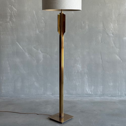 A 1960S French Brass Floor Lamp