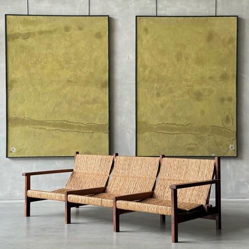 A Rare Midcentury Spanish Bench Sofa