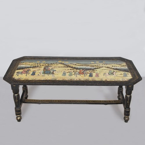 19Th Century French Painted Low Table