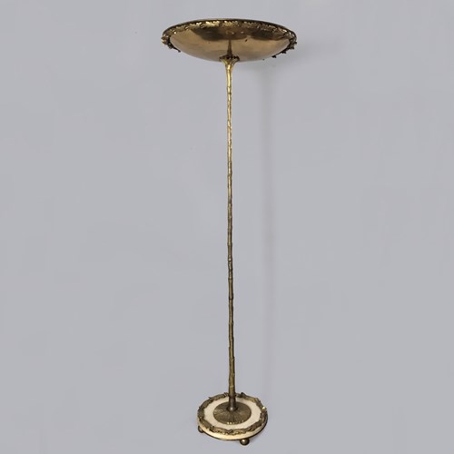 A Maison Bagues Style Bronze Uplighter