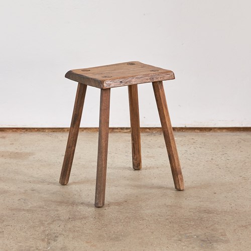 Mid-Century Vernacular Stick-Leg Stool