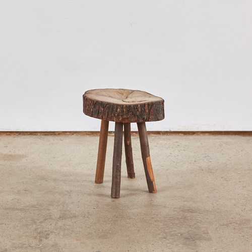 Rustic Stick-Leg Stool, C1960–70