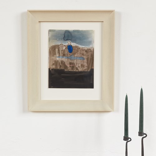 Watercolour And Ink Abstract Landscape By Alistair Grant C1978-80