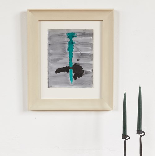 Watercolour And Ink Abstract Landscape By Alistair Grant C1978-80