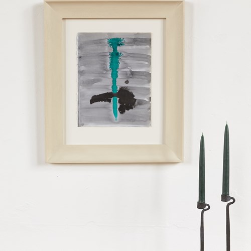Watercolour And Ink Abstract Landscape By Alistair Grant C1978-80