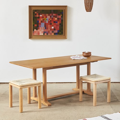 Oak Refectory Table By Arthur Reynolds Of Ludlow, C1940