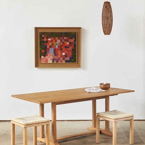 Oak Refectory Table By Arthur Reynolds Of Ludlow, C1940