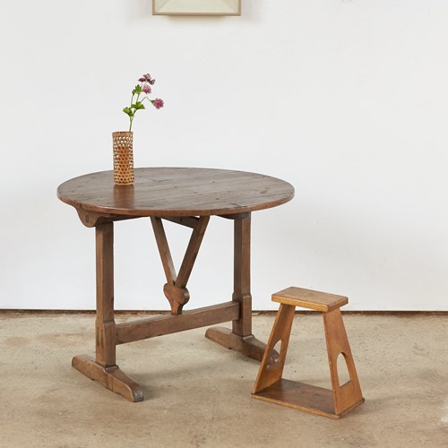 French Pine Vendange Table, C1900
