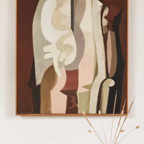 Composition On Brown Ground, Morris Kestelman, 1964
