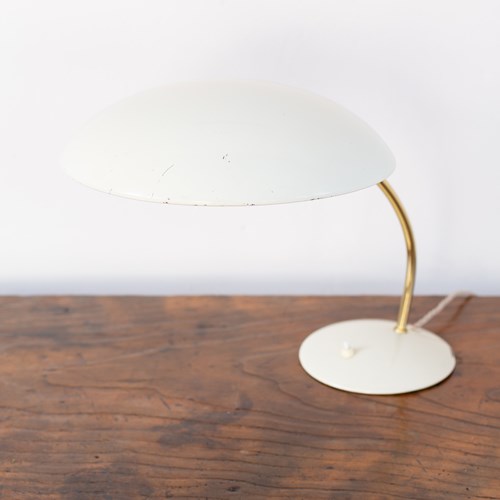 Brass And Painted Metal Table Lamp By Kaiser Idell C1950/60