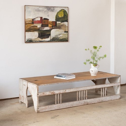 19Th-Century Austro-Hungarian Metamorphic Bench/Table