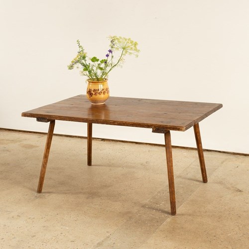 A Plank Top Coffee Table From The Carpathian Mountains