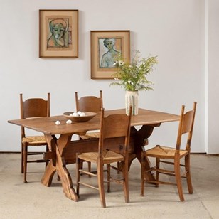 18Th Century Swedish Fir Dining Tab...