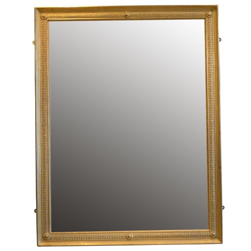 Outstanding Large Antique Gilded Wall Mirror H158cm