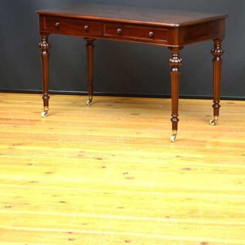 Victorian Mahogany Writing Table / Dressing Table