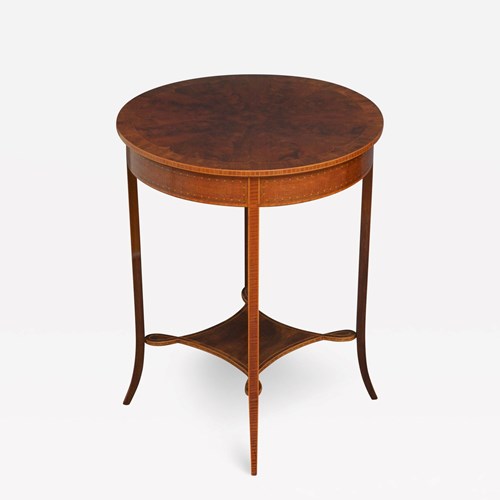 Edwardian Flamed Mahogany Table