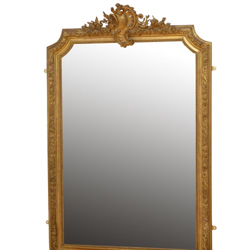 19Th Century Giltwood Wall Mirror