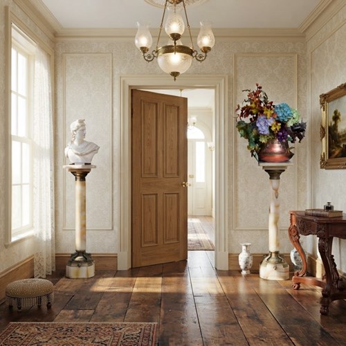 Two Antique Marble Columns 